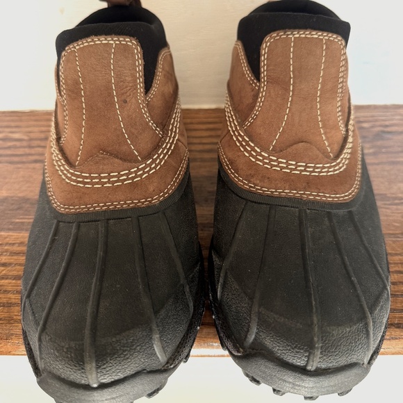 L.L. Bean Other - L.L. Bean Storm Chaser Boots Duck Rain Winter Leather Sz 7.5M